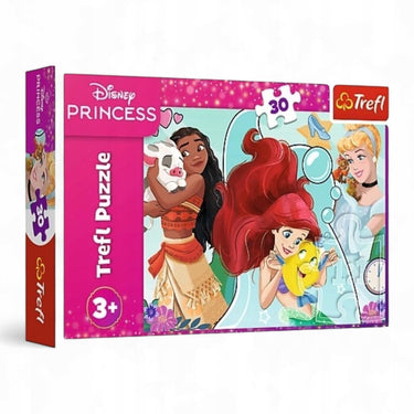 Trefl puzzel 30 stukjes - disney prinsessen, mooi dapper