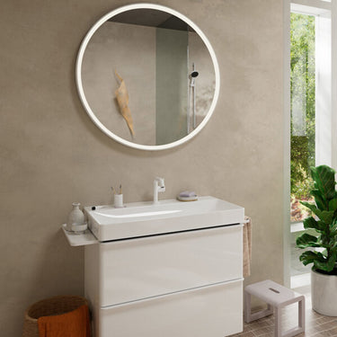 Hansgrohe tecturis s - wastafelkraan - ééngreeps bediening - coolstart energiebesparend - met afvoerplug - 110mm maat - chroom
