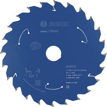 Bosch accessories 2608644499 cirkelzaagblad 140 x 20 mm aantal tanden: 24 1 stuk(s)