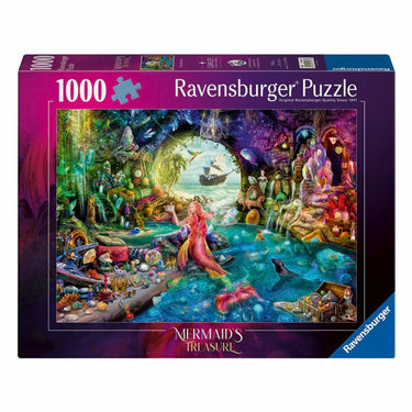 Ravensburger puzzel mermaid's treasure - legpuzzel - stukjes