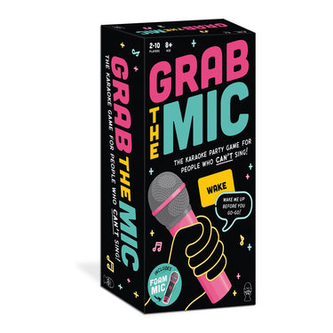 Huch! grab the mic, bordspel, feest, 8 jaar, 20 min