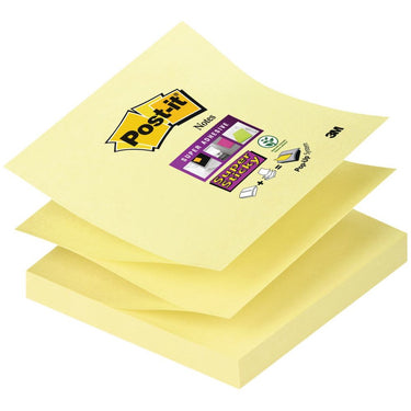 Post-it super sticky super sticky z-notes post_it r330-12sscy 76x76mm geel
