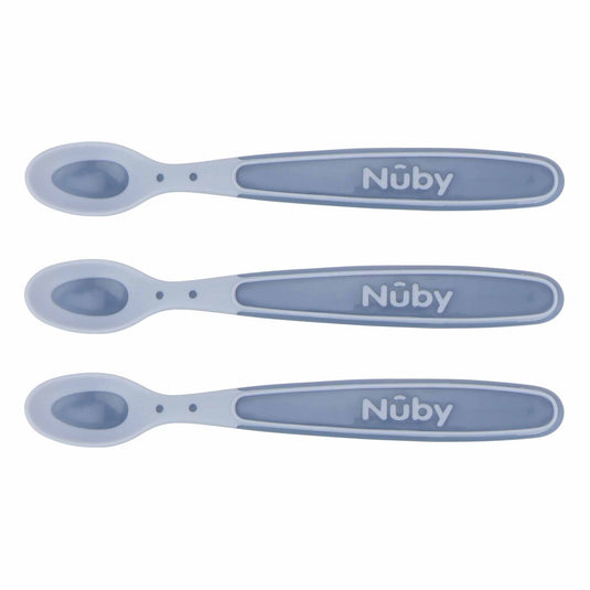 Nûby nuby - warmtegevoelige babylepels - kleur niet zelf te kiezen - 3st