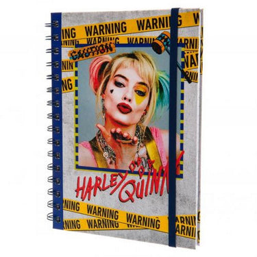 Hole in the wall notitieboek - birds of prey: harley quinn warning - a5