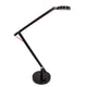 Trio amsterdam - tafellamp - bureaulamp - zwart - incl. 1x smd 5w - 500lm - 3000k - voet, klem en wandmontage