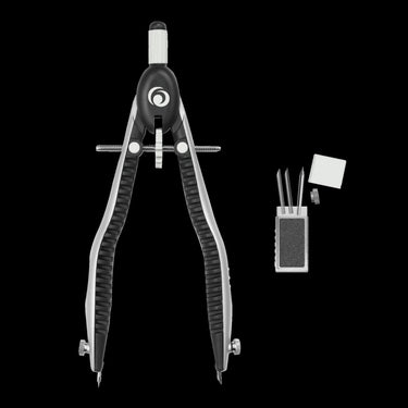 Herlitz quick-set passer my.pen zwart wit