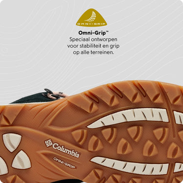 Columbia newton ridge™ plus waterproof amped dames wandelschoenen - black, blush rose