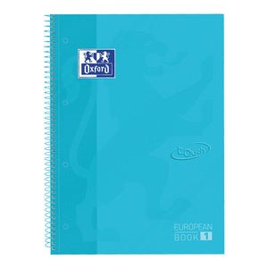 Oxford notitieboek oxf touch europeanb a4+ lijn 160p pbl | 5 stuks