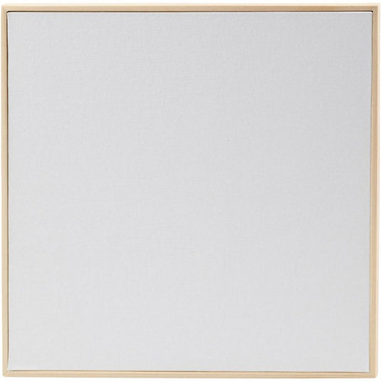 Creativ company canvas paneel met lijst 30x30 cm 280 gr