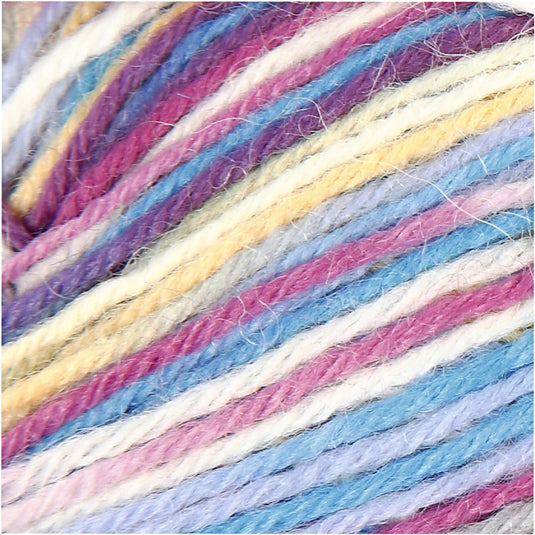 Creativ company cc creotime sokkenwol 50gr multigekleurd pastel
