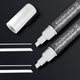 Sigel krijtstift - beitelpunt - 1-5 mm - wit - 2 stuks - si-ba184