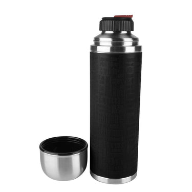 Tefal senator sleeve - isoleerfles - 1l - rvs zwart - dubbelwandig - lekvrij - geschikt voor warme dranken
