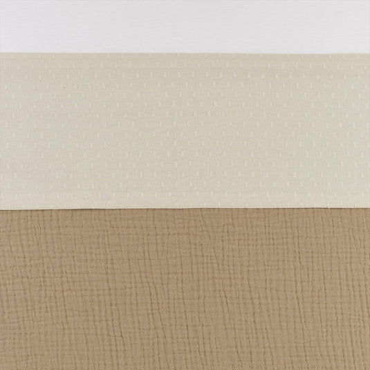 Meyco baby plume wieglaken - 75 x 100 cm - soft sand