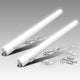Briloner b.k.licht took - set van 2 led onderbouwverlichting - onderkast licht - 4w - 400lm - 4.000k neutraal wit licht - keukenlamp - 31cm - wit