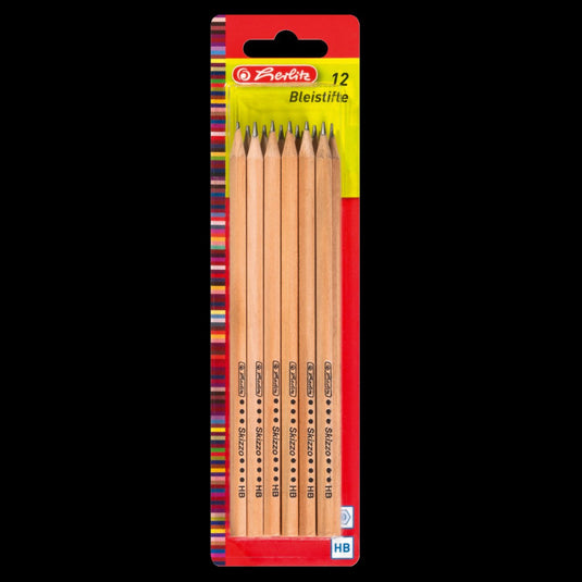 Herlitz skizzo grafietpotloden - hb - 12 stuks