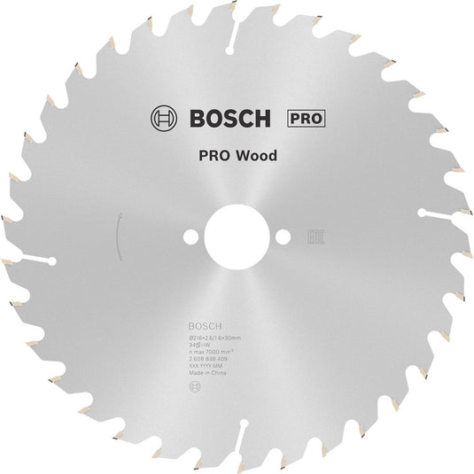 Bosch accessories optiline 2608838409 cirkelzaagblad 216 x 30 x 1.6 mm aantal tanden: 34 1 stuk(s)