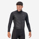 Rogelli wadded ii winter fietsjack heren - wielrenjack - winddicht - zwart - maat 3xl