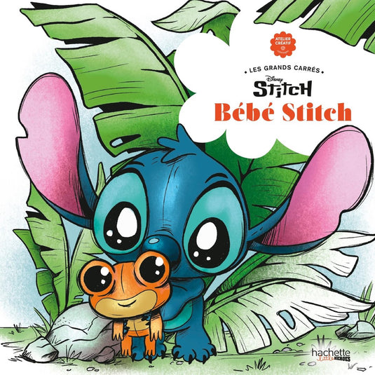 Hachette heroes les grands carrés bebe stitch - hachette - kleurboek voor volwassenen en kinderen