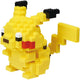 Bandai - nanoblock - pikachu deluxe - pokémon figuur - mini brick pikachu figuur - bouwset - activiteit 12+ pixel pikachu pokémon figuur - nbpm36