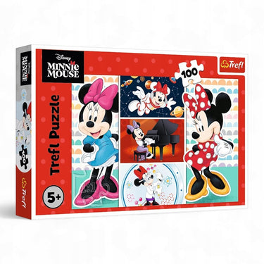 Trefl puzzel 100 stukjes - vrolijke minnie mouse