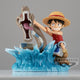 One piece banpresto - monkey d. luffy vs. local sea monster verzamelfiguren meerkleurig