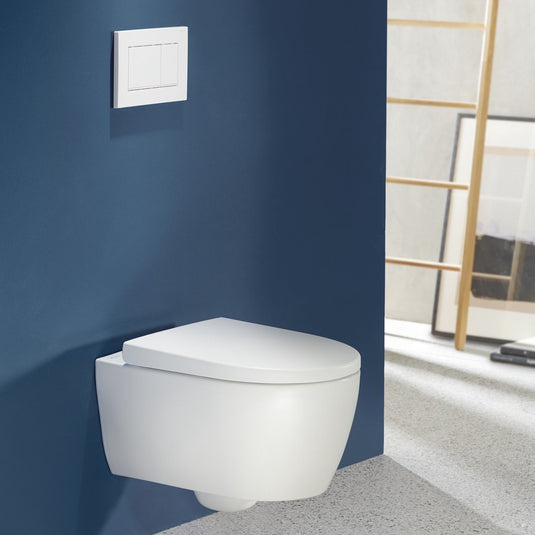 Geberit bedieningsplaat sigma30, 2-toets: wit mat, easy-to-clean, wit