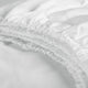 Cinderella sundays hoeslaken - topper - 100% katoen-satijn - 200x210 cm - tot 15 cm - wit