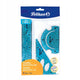 Pelikan geometrie set blauw 700917: liniaal, gradenschaal, tekenhaak