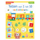 Deltas tellen van 1 tot 10 met stickers (5-6 j)