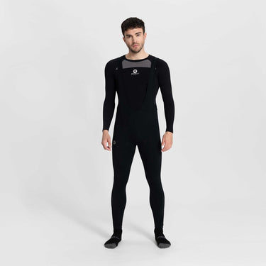 Rogelli core lange fietsbroek heren - zeem en bretels - zwart - xl
