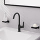 Hansgrohe logis - wastafelmengkraan - ééngreeps bediening - zonder waste - 210mm - draaibare uitloop - mat zwart