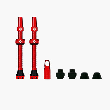 Muc-off v2 tubeless ventielset 44 mm, rood