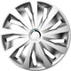 Gorecki wieldoppenset grip pro 13 inch - zilver - 4 stuks