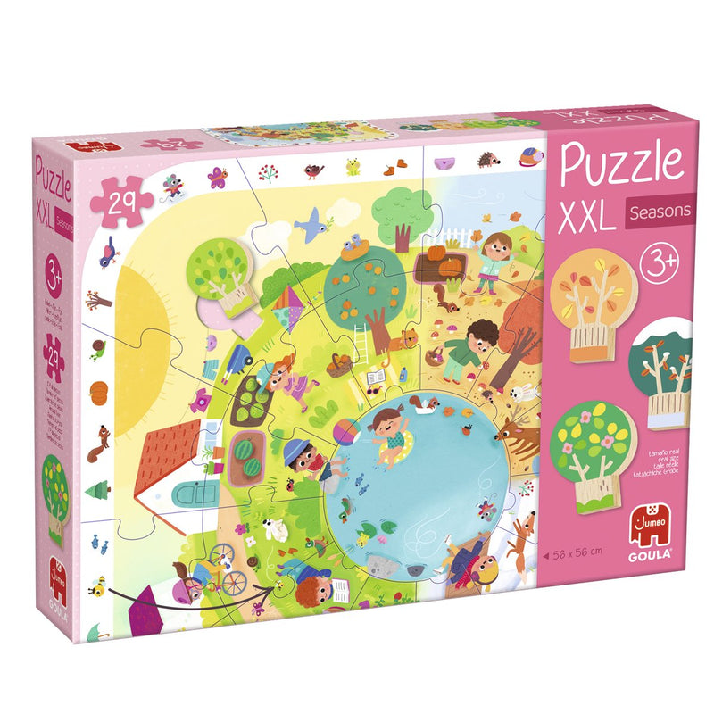 Load image into Gallery viewer, Goula jumbo puzzel xxl seizoenen - 29st.
