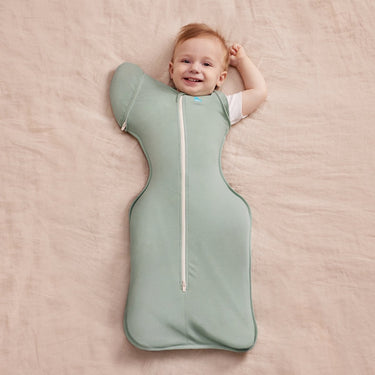 Love to dream ™ babyslaapzak swaddle up™ - inbakeren afbouwen - baby 3-6 maanden - 6-8.5 kg - zomer - olive