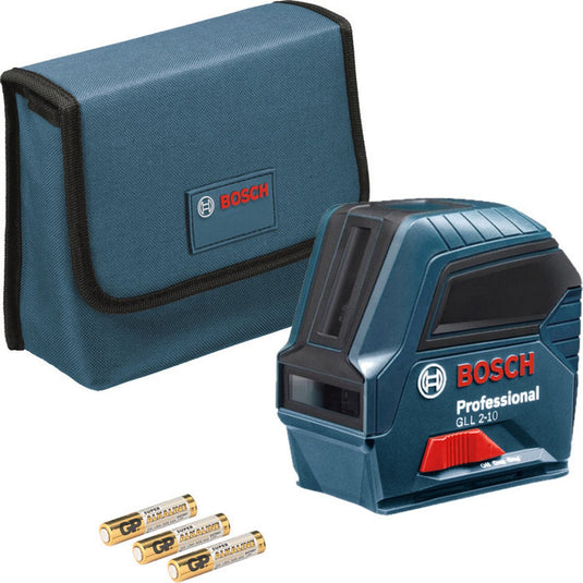 Bosch blauw bosch professional gll 2-10 kruislijnlaser rood - 0601063l00
