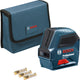 Bosch blauw bosch professional gll 2-10 kruislijnlaser rood - 0601063l00