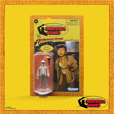Hasbro indiana jones retro collection action figure short round (temple of doom) 10 cm