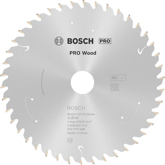 Bosch pro wood accuzaagblad voor cirkelzagen 140 x 1,5 x 20 mm - ...