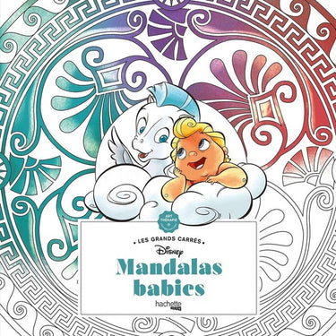 Hachette heroes disney les grands carrès disney mandalas babies - - kleurboek voor volwassenen