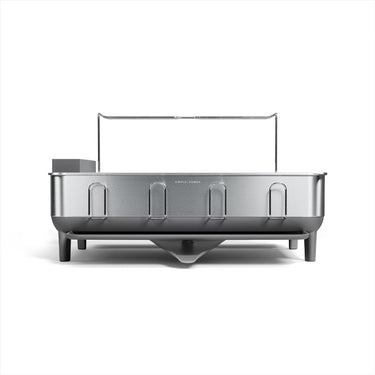 Simplehuman afdruiprek rvs - vrijstaand - zwart grijs