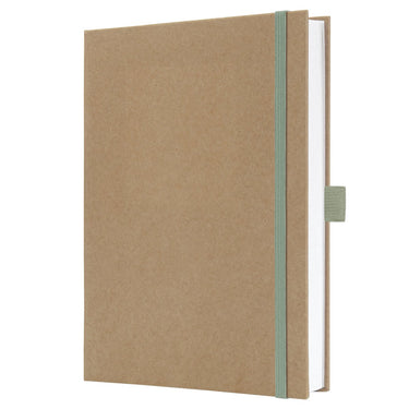 Sigel jolie notitieboek - a5 - kraft - pure mint - blanco pagina's - si-jn841