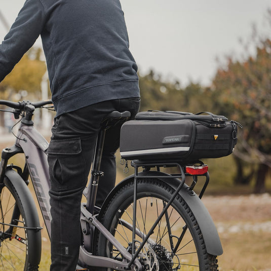Topeak omi quicktrack 120-160 mm bagagedrager zilver