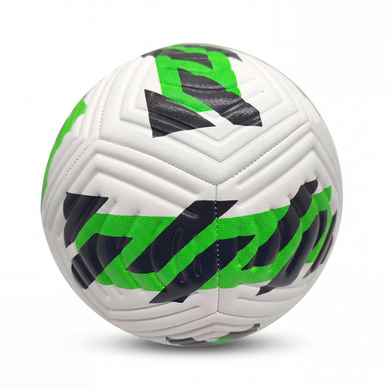 Load image into Gallery viewer, Engelhart voetbal wit groen zwart maat 5 – 400 gram – speelbal voor buiten, training en recreatief gebruik
