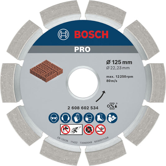 Bosch voegenschijf 125x22.23x6mm