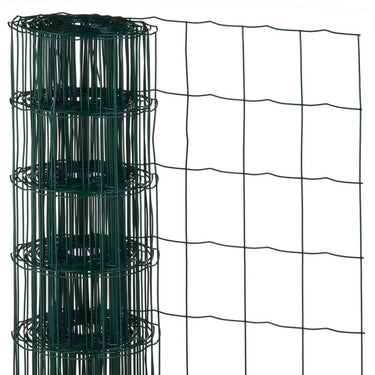 Nature - verzinkt staal gaas - 0,6 x 10m - groen - 100 x 75mm mazen