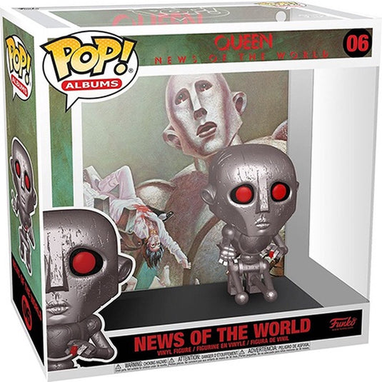 Funko queen - pop! albums news of the world 9 cm verzamelfiguur - multicolours