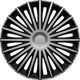 Gorecki wieldoppenset dakota sil bl 13 inch zilver 4 stuks