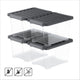 Rotho core pro - opbergboxen - set van 4 - stapelbaar - 15 ltr