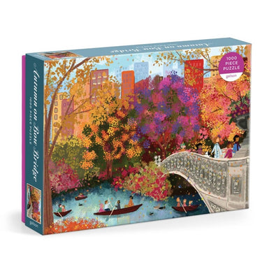 Joy laforme autumn on bow bridge 1000 piece puzzle